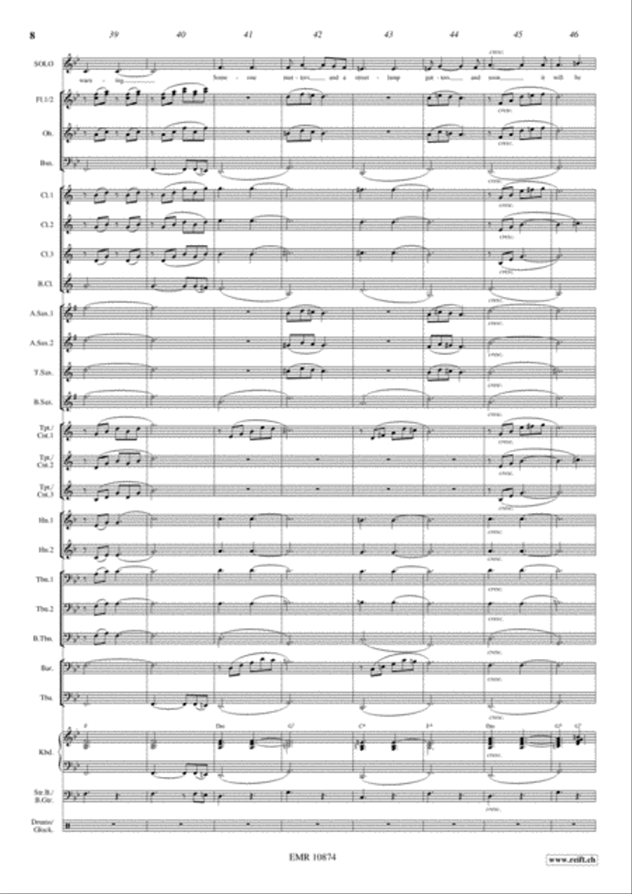 Memory Concert Band scores gallery preview page 9