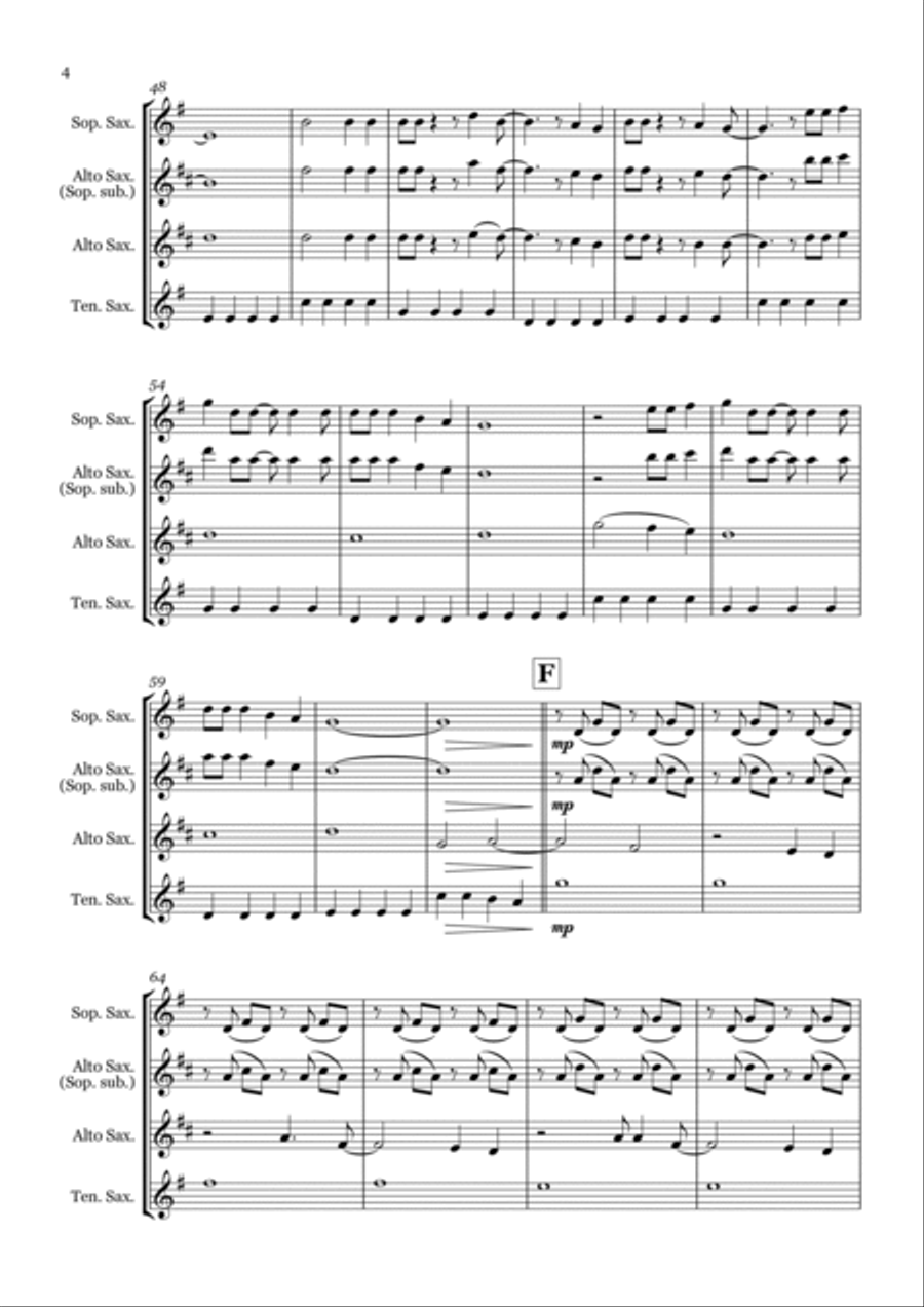 Someone Like You Woodwind Trio scores gallery preview page 4