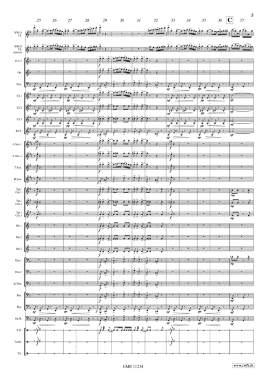 Ciocarlia Concert Band scores gallery preview page 6