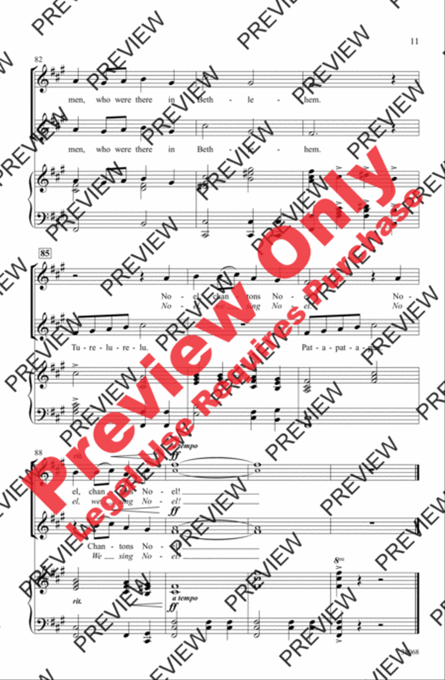 Two French Noels 2-Part scores gallery preview page 11