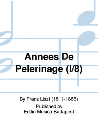 Book cover for Années De Pelerinage (I/8)