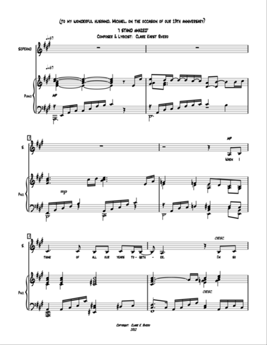 I Stand Amazed Small Ensemble scores gallery preview page 1