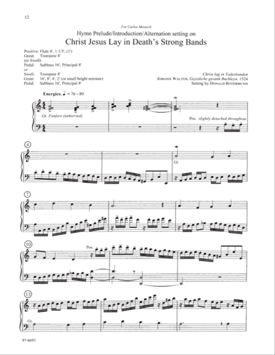 Seven Hymn Preludes, Set 5 Organ scores gallery preview page 5