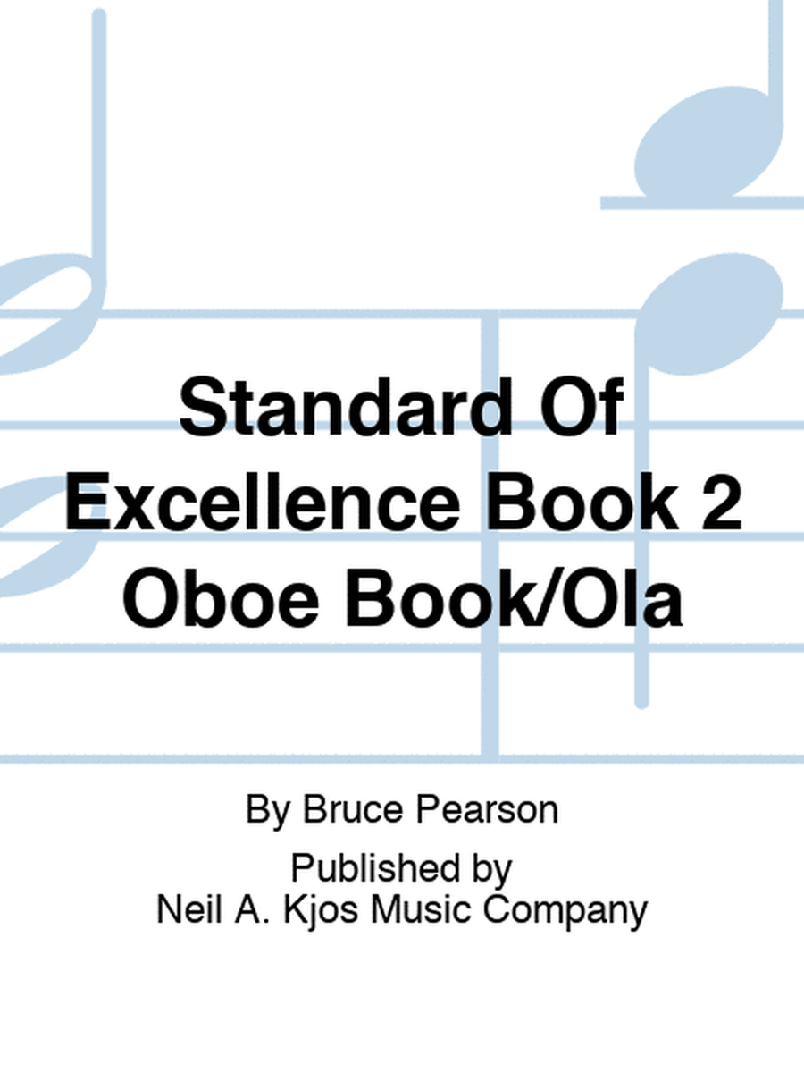 Standard Of Excellence Book 2 Oboe Book/Online Audio
