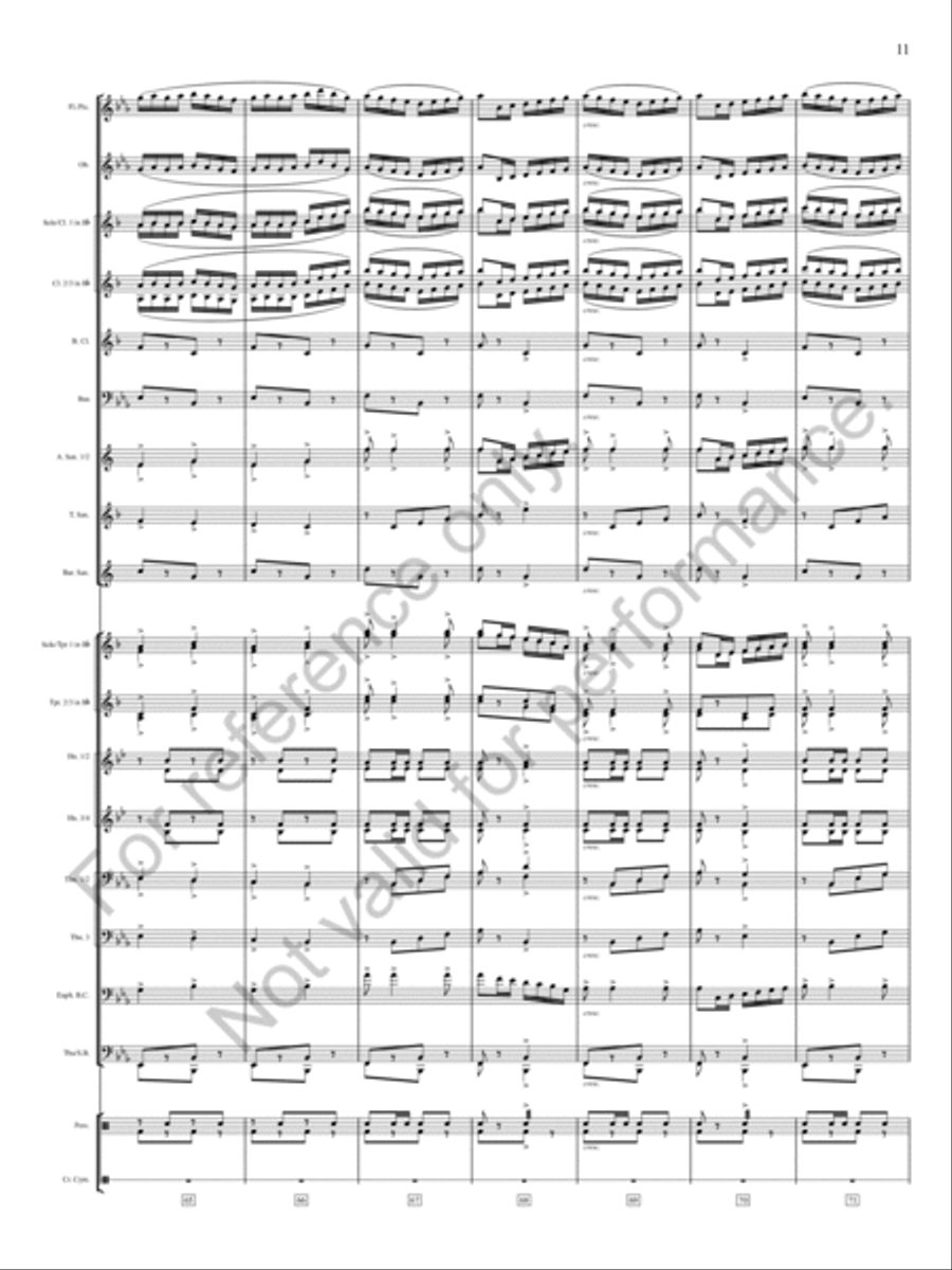Marche Triumphant Marche Triumphant Concert Band scores gallery preview page 12