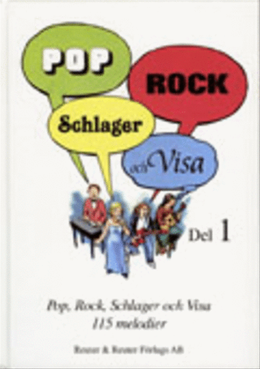Pop, rock, schlager och visa del 1 Piano, Vocal, Guitar scores gallery preview page 1