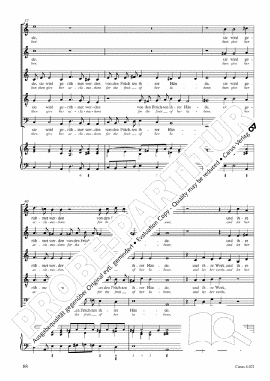 Schein: Israelsbrunnlein. Fontana d'Israel. Complete edition Choir scores gallery preview page 95