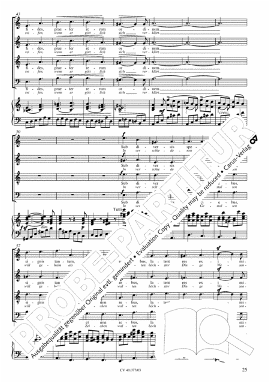 Lauda Sion Lauda Sion 4-Part scores gallery preview page 30