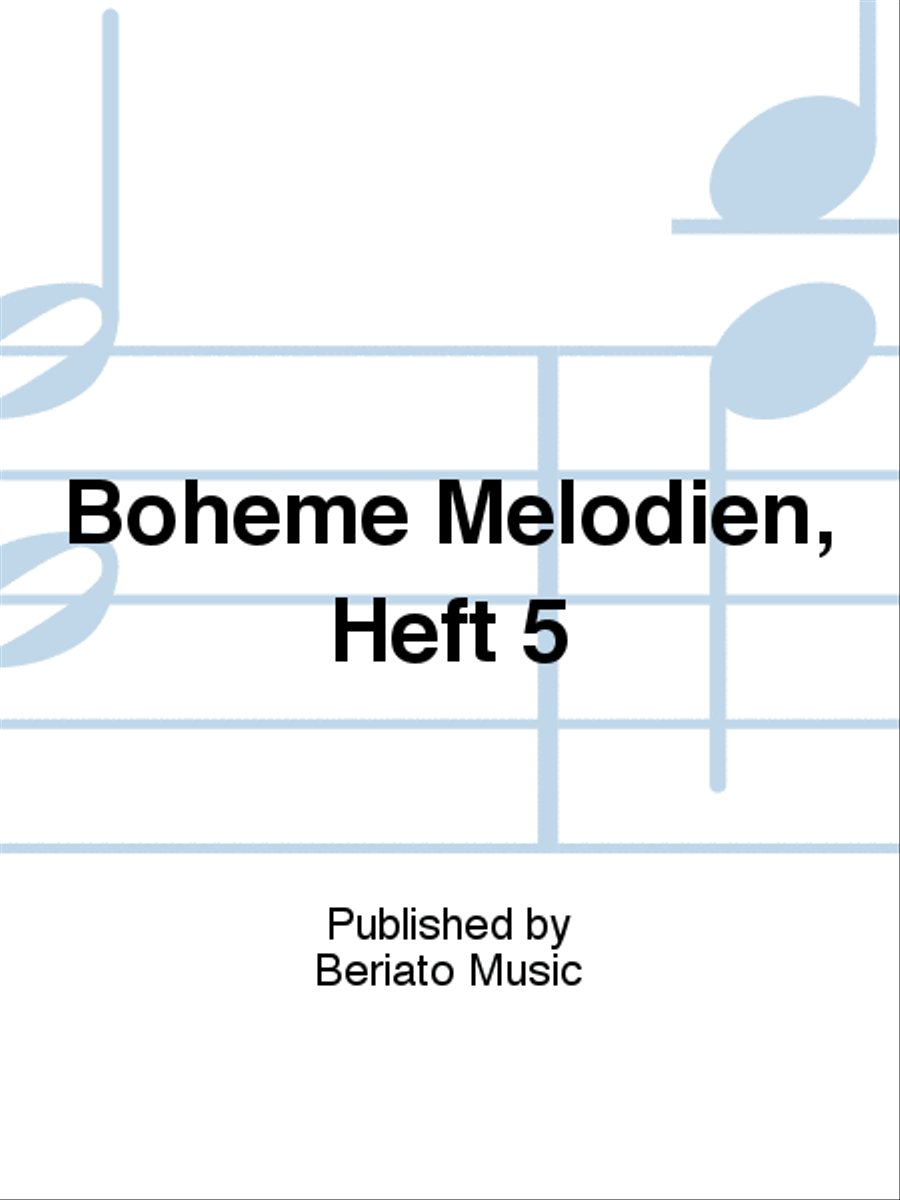 Bohème Melodien, Heft 5 Voice scores gallery preview page 1