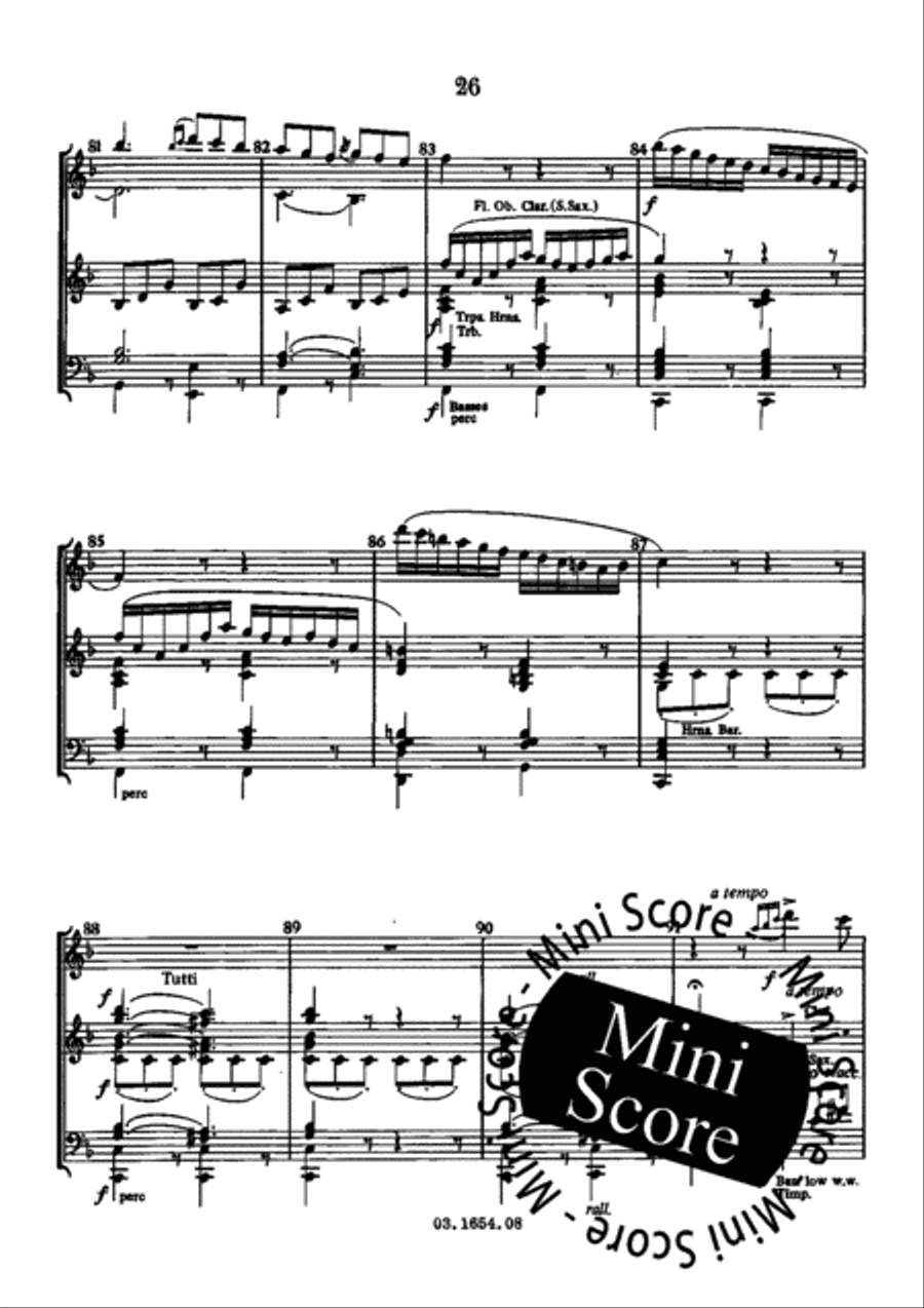 Sonata no.1 Sonata no.1 Fanfare Band scores gallery preview page 28