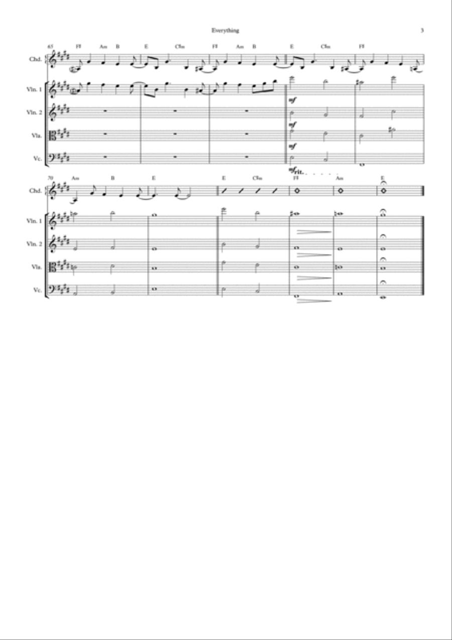 Everything Everything String Trio scores gallery preview page 3