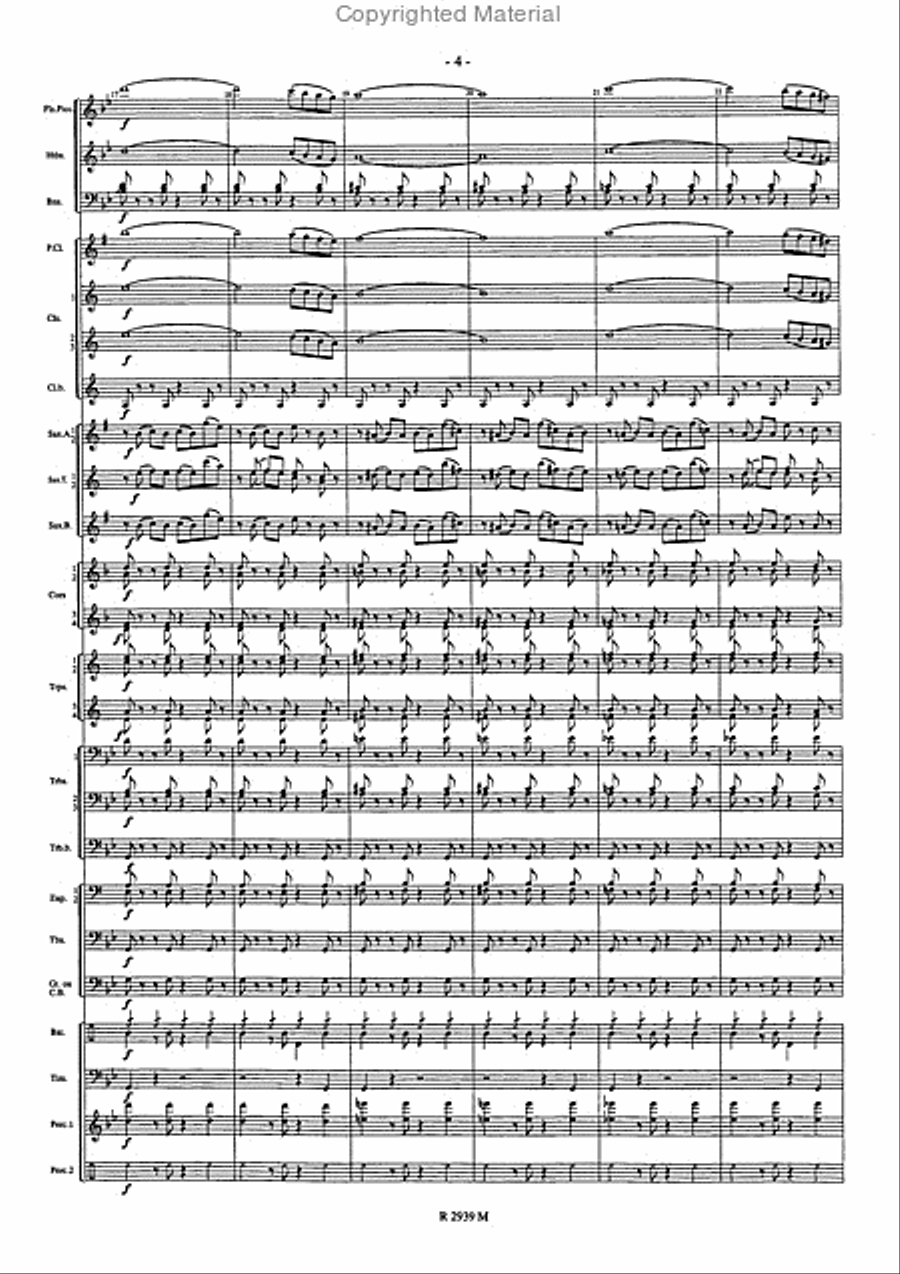 Libertango Concert Band scores gallery preview page 5