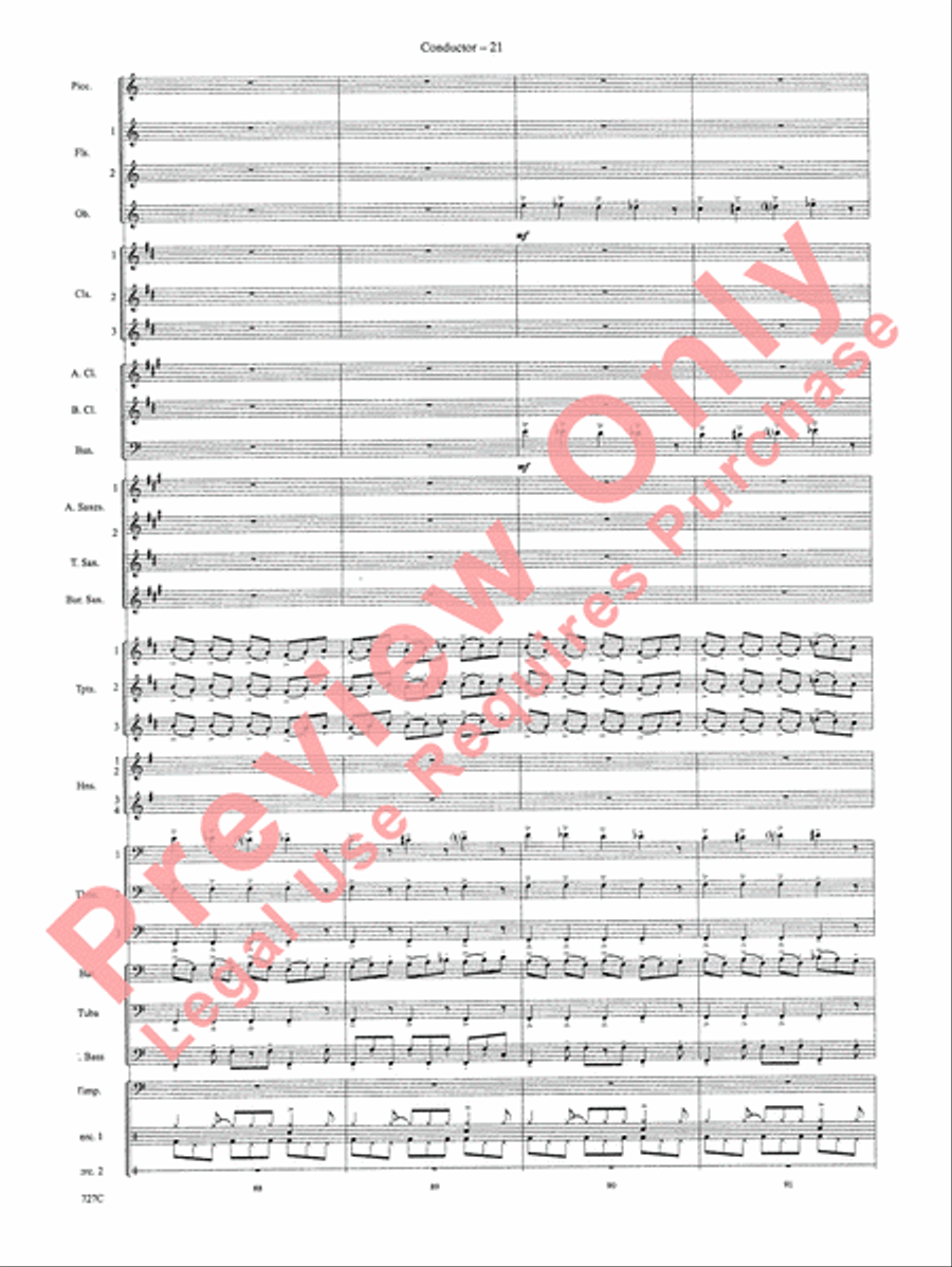 Dave Brubeck: It's About Time Concert Band scores gallery preview page 24