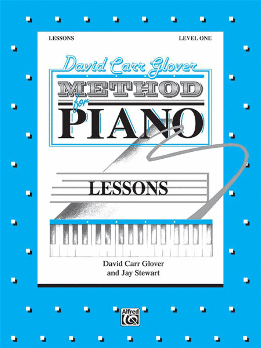 David Carr Glover Method for Piano Lessons