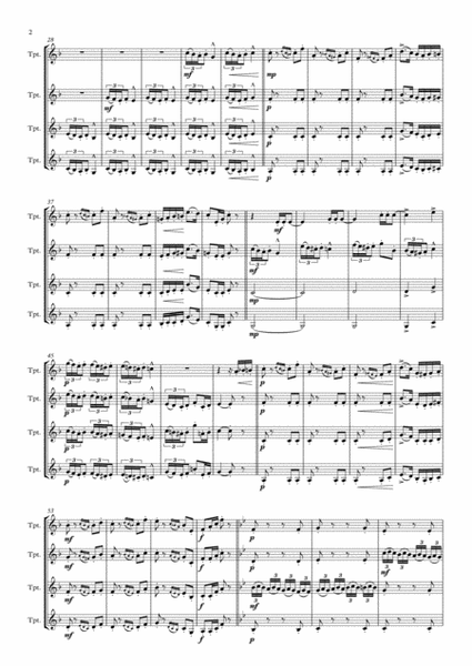 Collective Studies N. 9 of the Method for Trumpet J.B. Arban. Estudos Coletivos N. 9 J. B. Arban image number null
