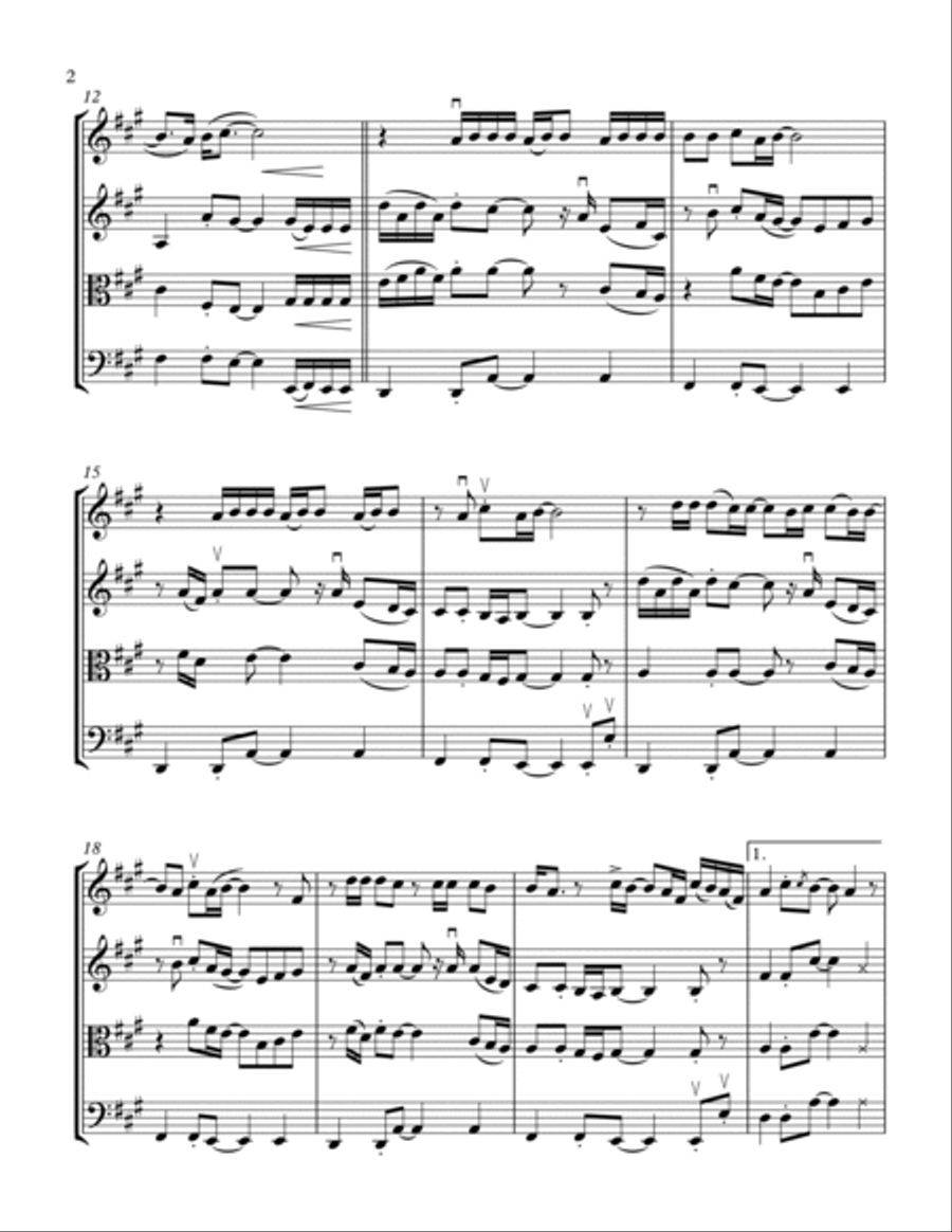 Heaven String Quartet scores gallery preview page 2