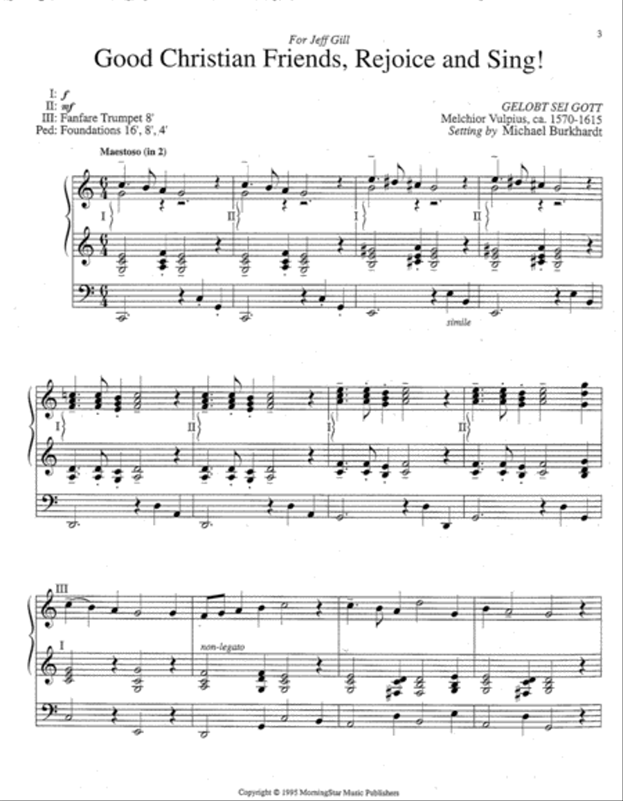 Five Easter Season Hymn Improvisations, Set 2 Organ scores gallery preview page 2