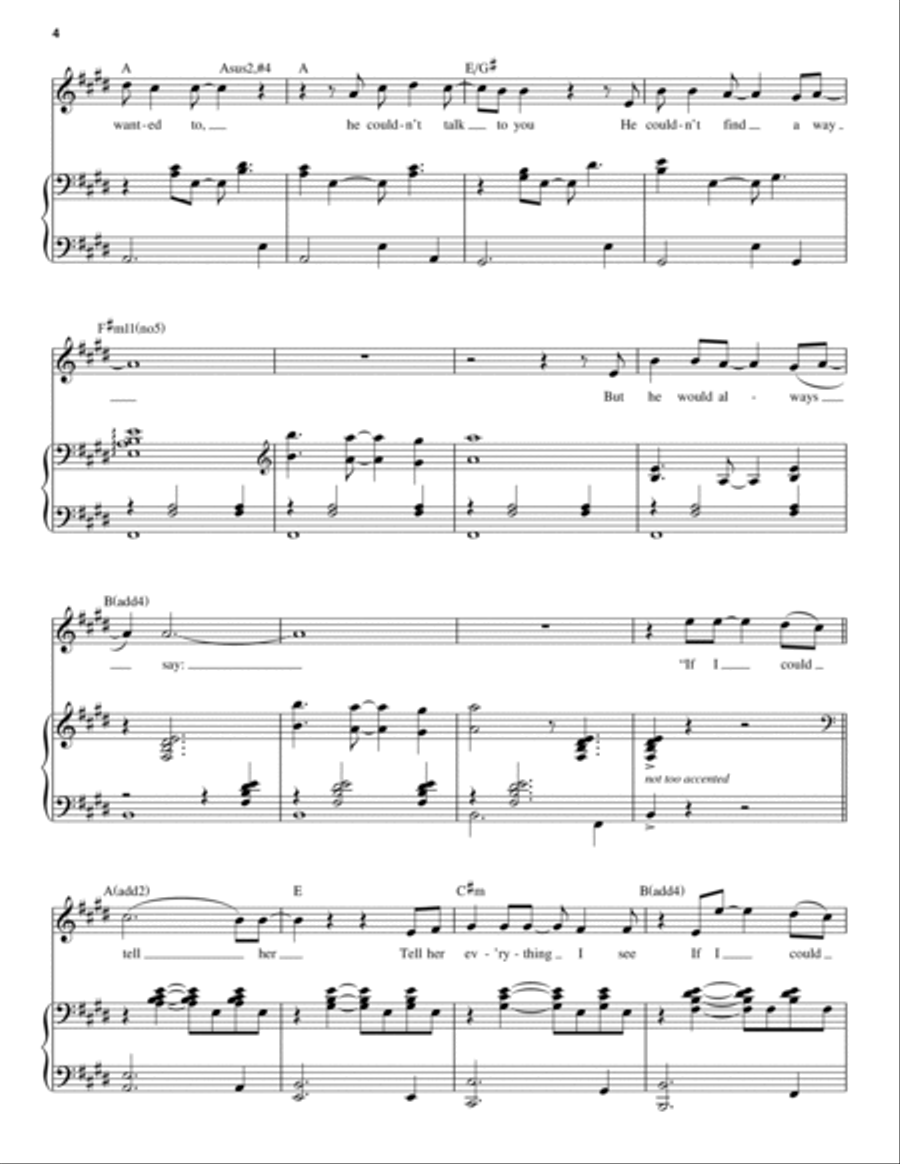 If I Could Tell Her (from Dear Evan Hansen) Voice scores gallery preview page 4