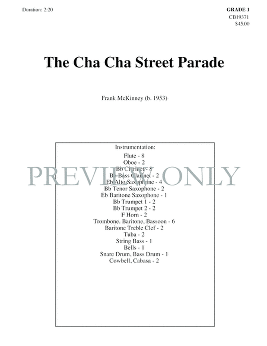The Cha Cha Street Parade image number null
