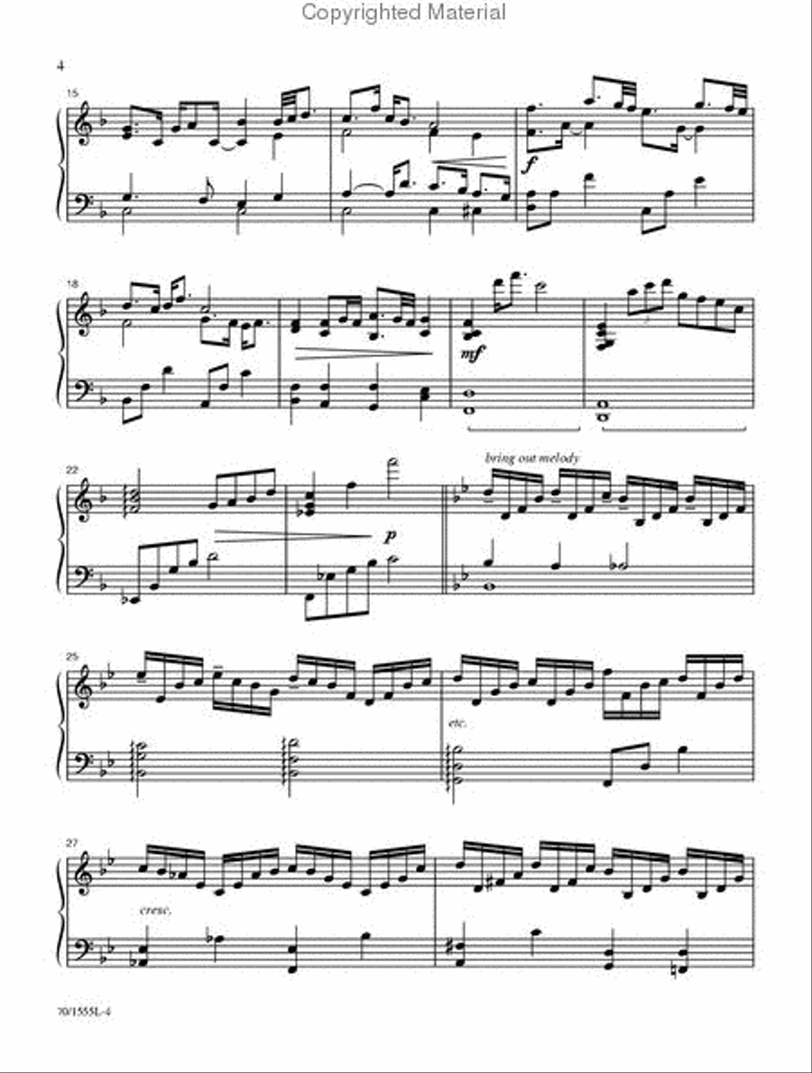 In the Shadow of the Cross Piano Solo scores gallery preview page 3