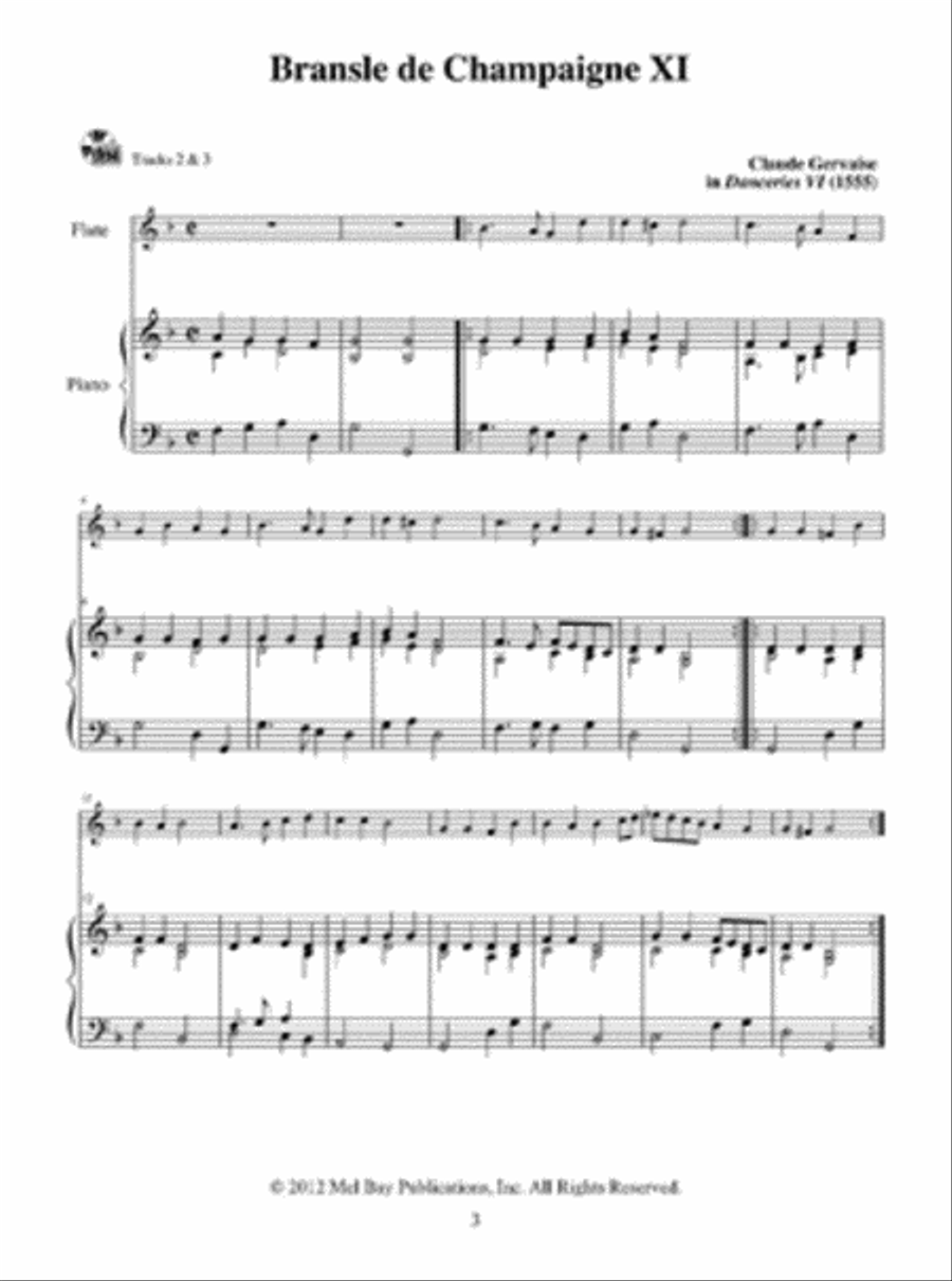 Renaissance Flute Solos Made Easy Flute Solo scores gallery preview page 2