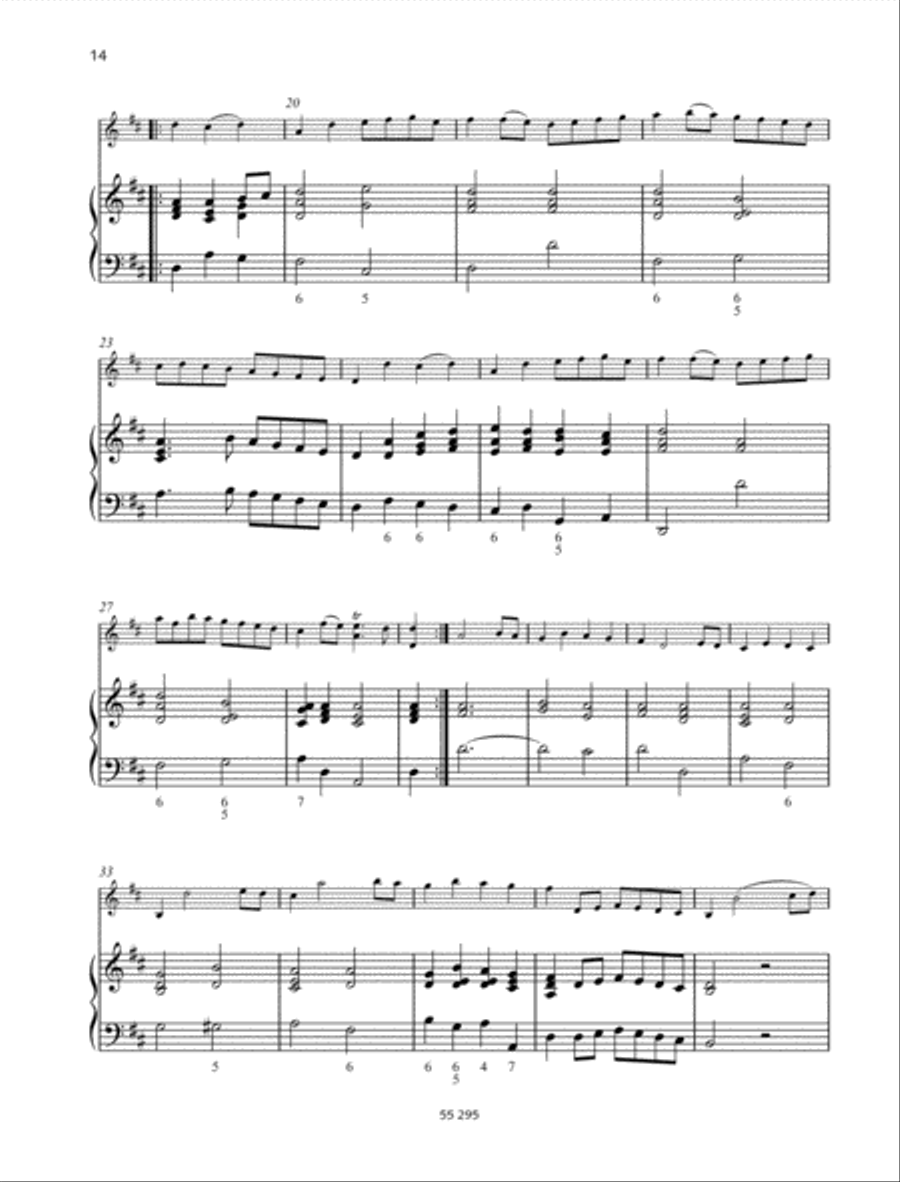 Rondeau Violin Solo scores gallery preview page 2