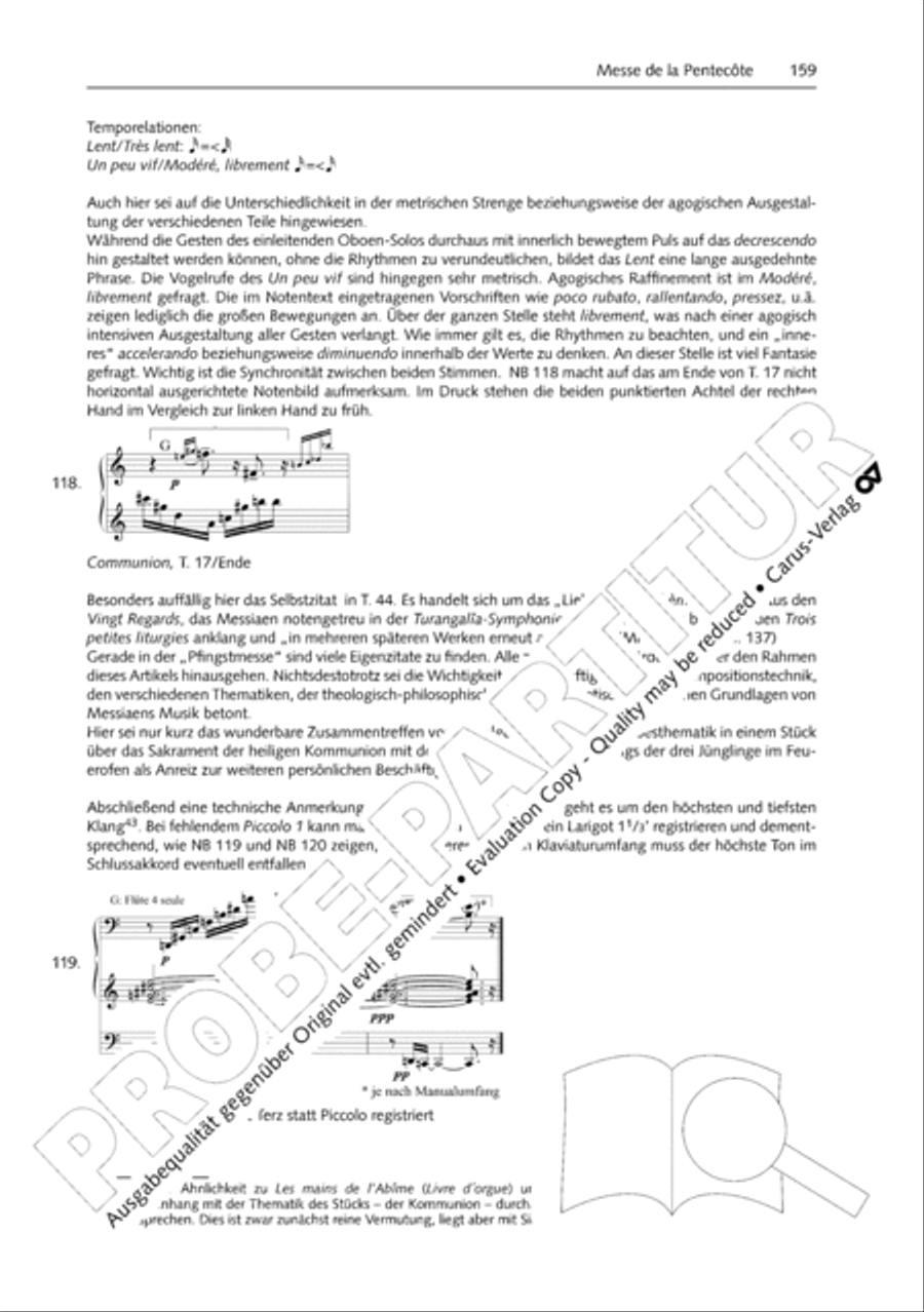 Orgelschule zur historischen Auffuhrungspraxis Organ Solo scores gallery preview page 160