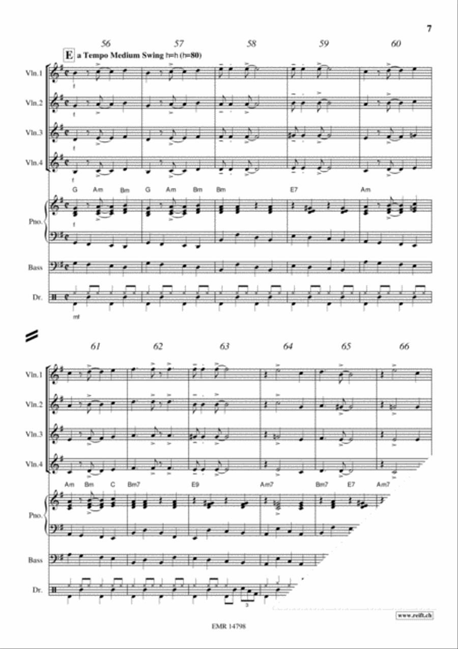 Movie Sequences Violin scores gallery preview page 7