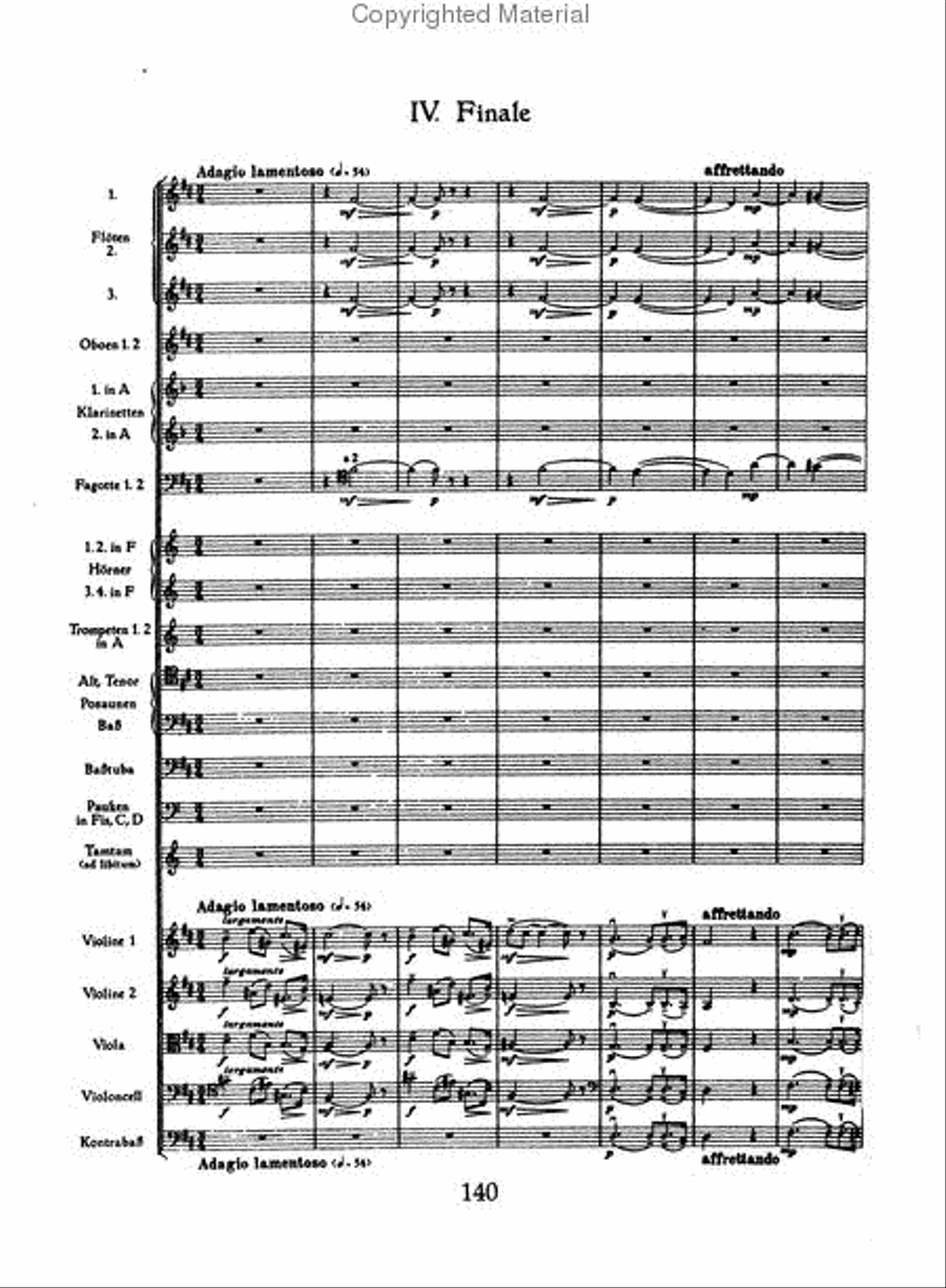Symphony No. 6 in B Minor -- Op. 74 Full Orchestra scores gallery preview page 4