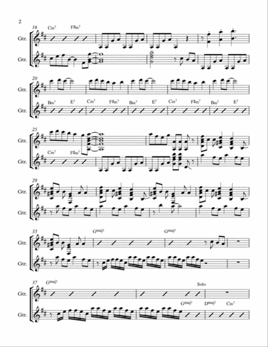 September September Guitar scores gallery preview page 2