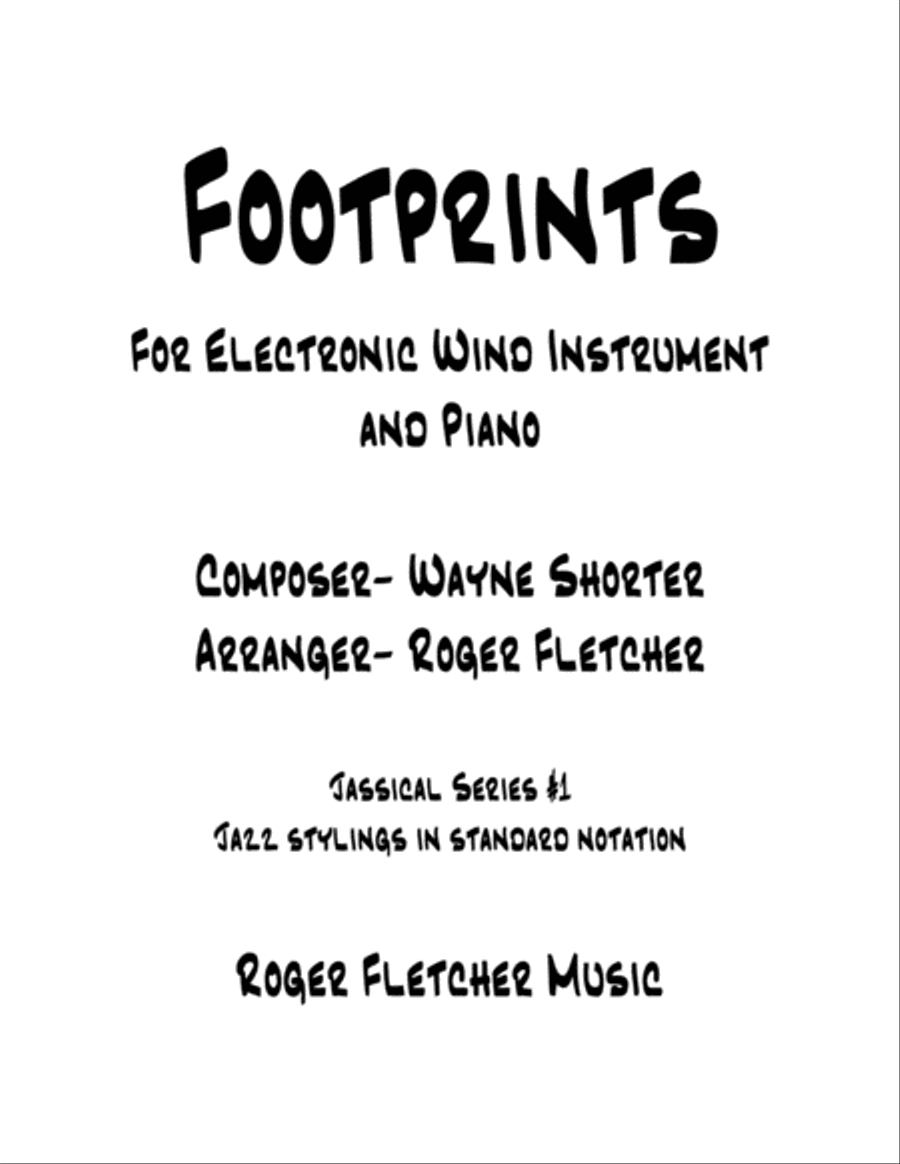 Footprints Piano scores gallery preview page 1