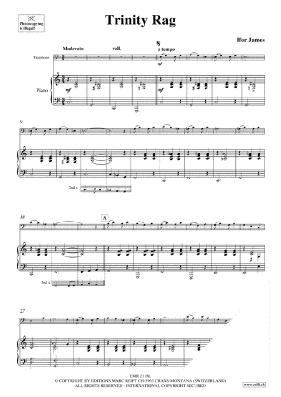 Trinity Rag Piano Accompaniment scores gallery preview page 3