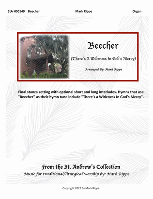 Book cover for Beecher (There's A Wideness In God's Mercy)