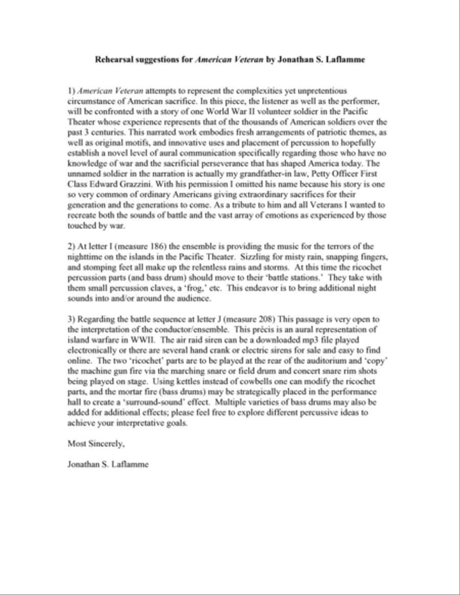 American Veteran Concert Band scores gallery preview page 2