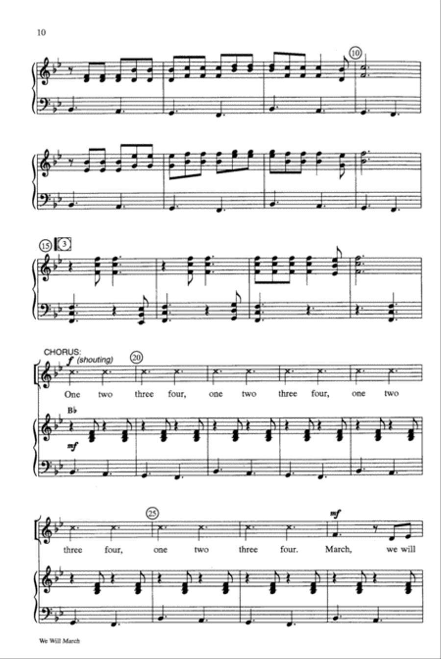 The Rock Slinger and His Greatest Hit Unison Choir scores gallery preview page 9