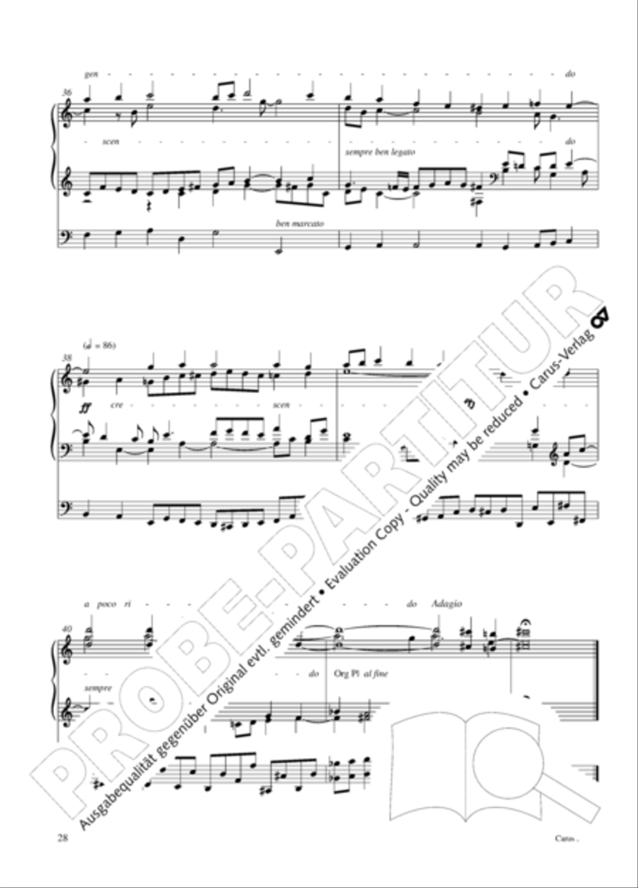 12 Stucke, Op. 59 Heft 2 Organ Solo scores gallery preview page 28