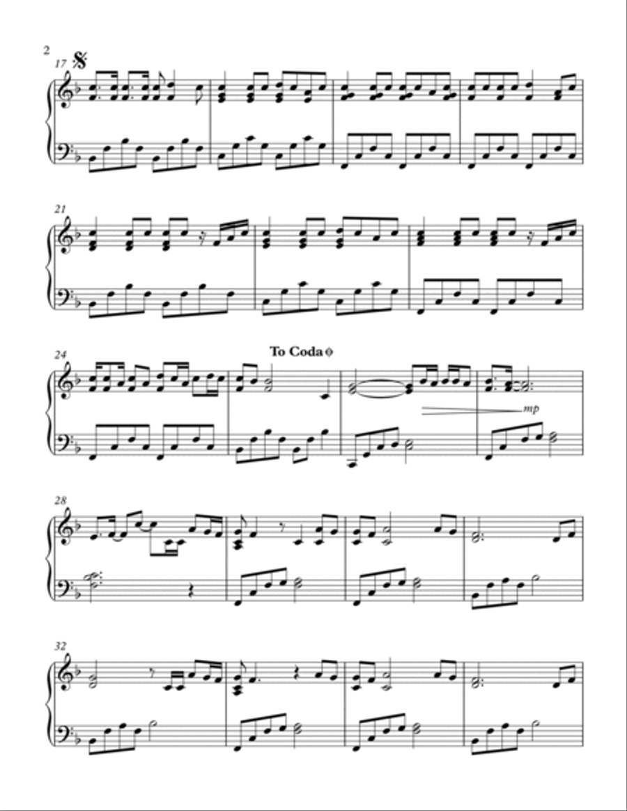 I Can Only Imagine Piano Solo scores gallery preview page 2