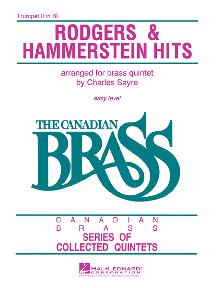 The Canadian Brass – Rodgers & Hammerstein Hits by The Canadian Brass Brass Quintet - Sheet Music