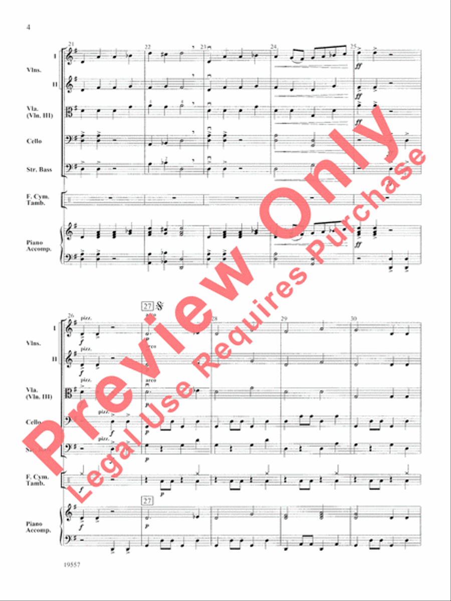 Sahara Crossing String Orchestra scores gallery preview page 5