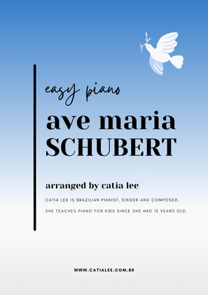 Book cover for Ave Maria for Easy Piano