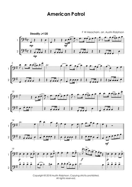 15 Bassoon Duets for Fun (popular classics) - various levels by Johann Sebastian Bach Woodwind Duet - Digital Sheet Music