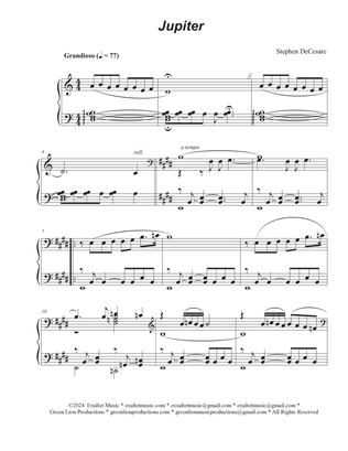 Jupiter (Piano solo)