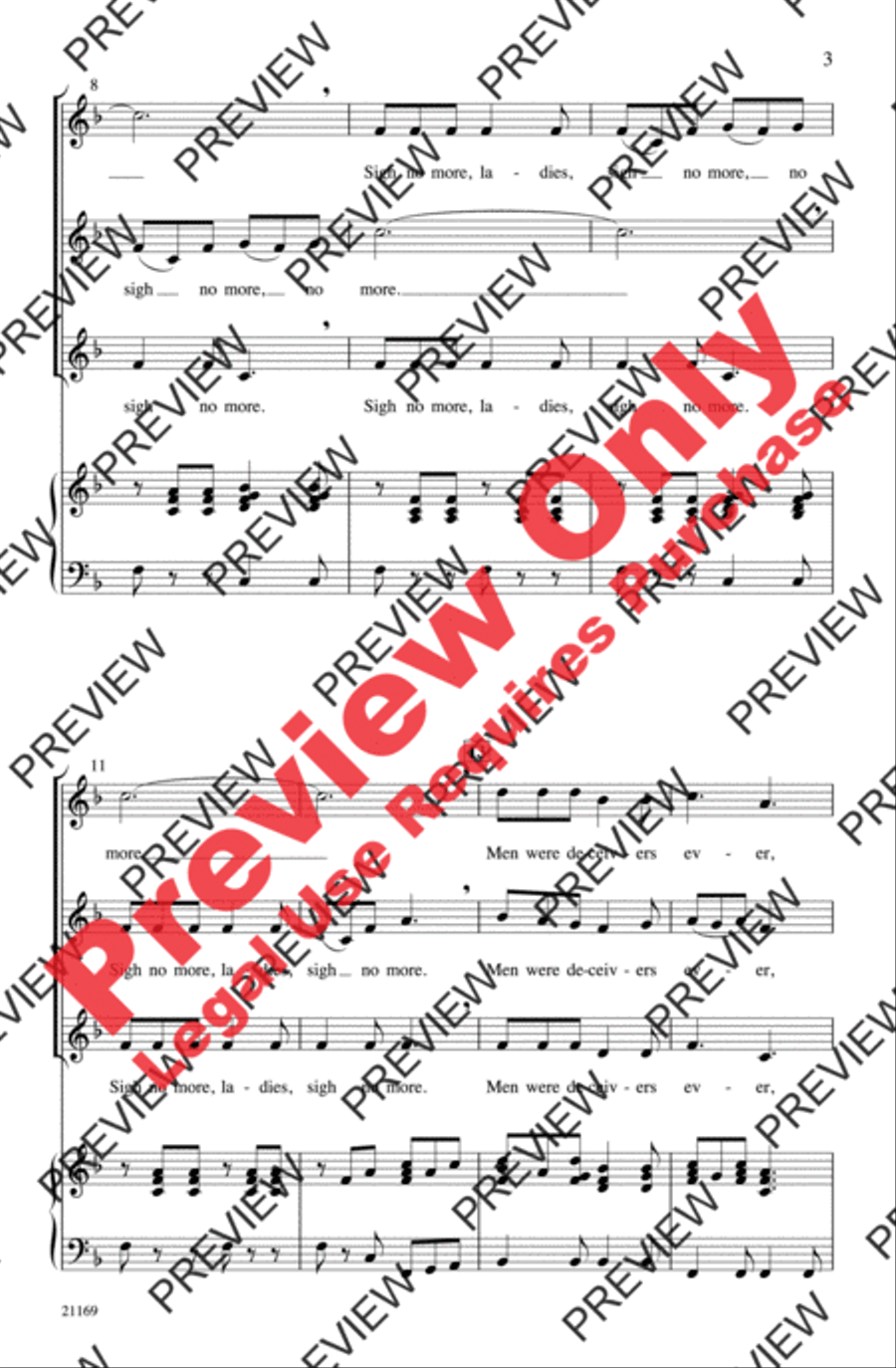Sigh No More, Ladies Sigh No More, Ladies SSA scores gallery preview page 3