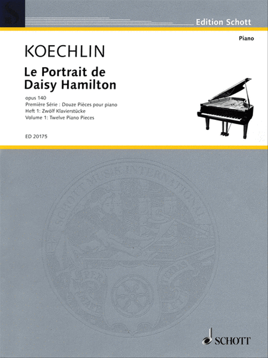 Le Portrait de Daisy Hamilton Piano Solo scores gallery preview page 1