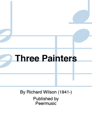 Book cover for Three Painters