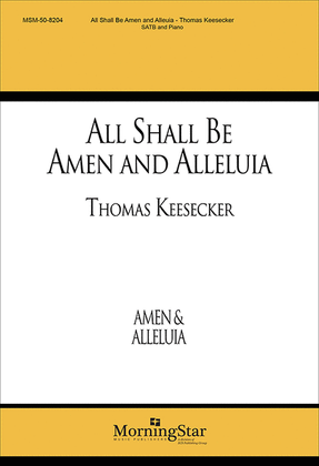 Book cover for All Shall Be Amen and Alleluia
