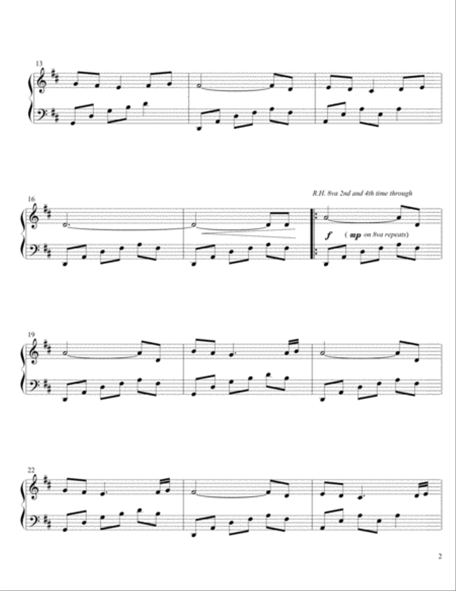 Dream, Wish, and Believe Piano Solo scores gallery preview page 2