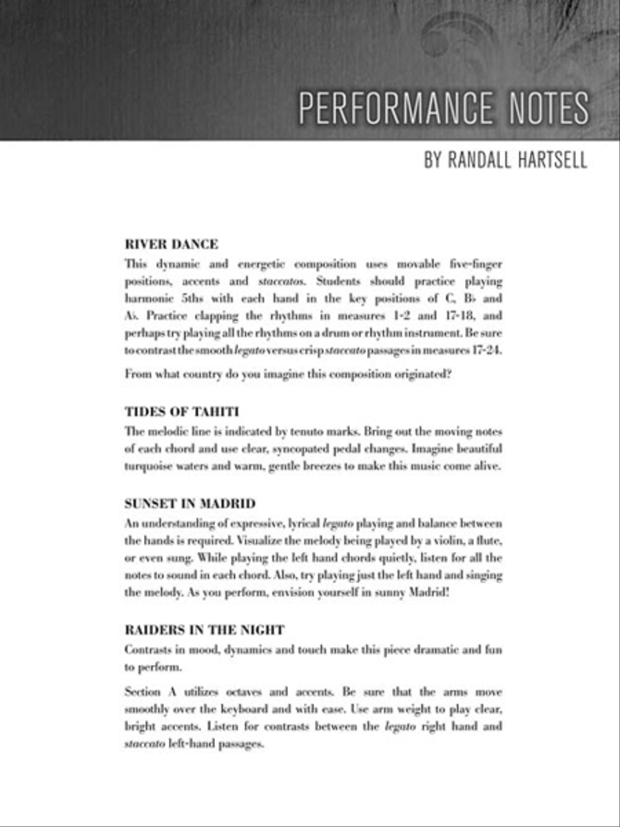 Composer's Choice – Randall Hartsell Piano scores gallery preview page 2