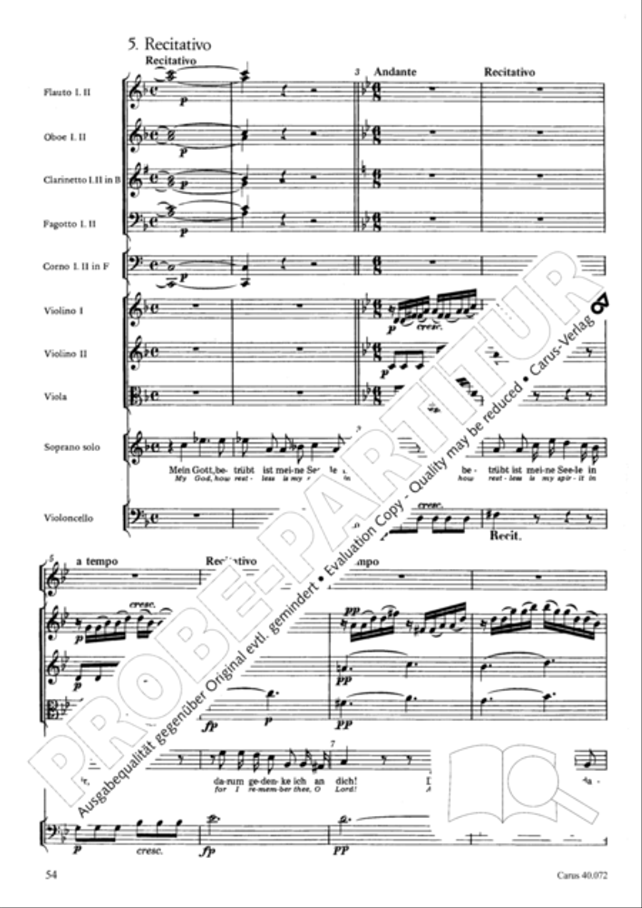 Psalm 42 Psalm 42 4-Part scores gallery preview page 54