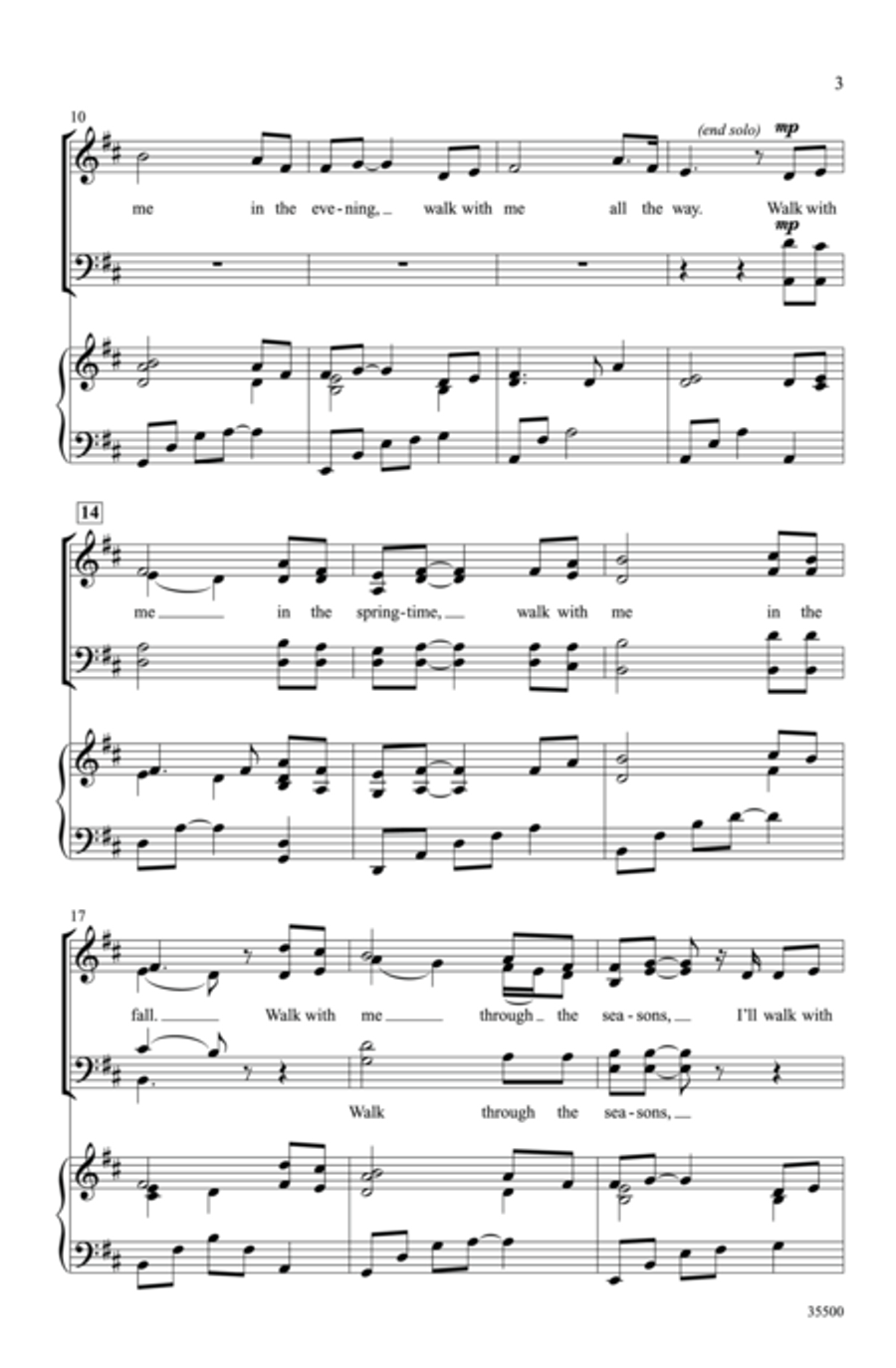 Walk with Me - SoundTrax CD (CD only) Choir scores gallery preview page 3